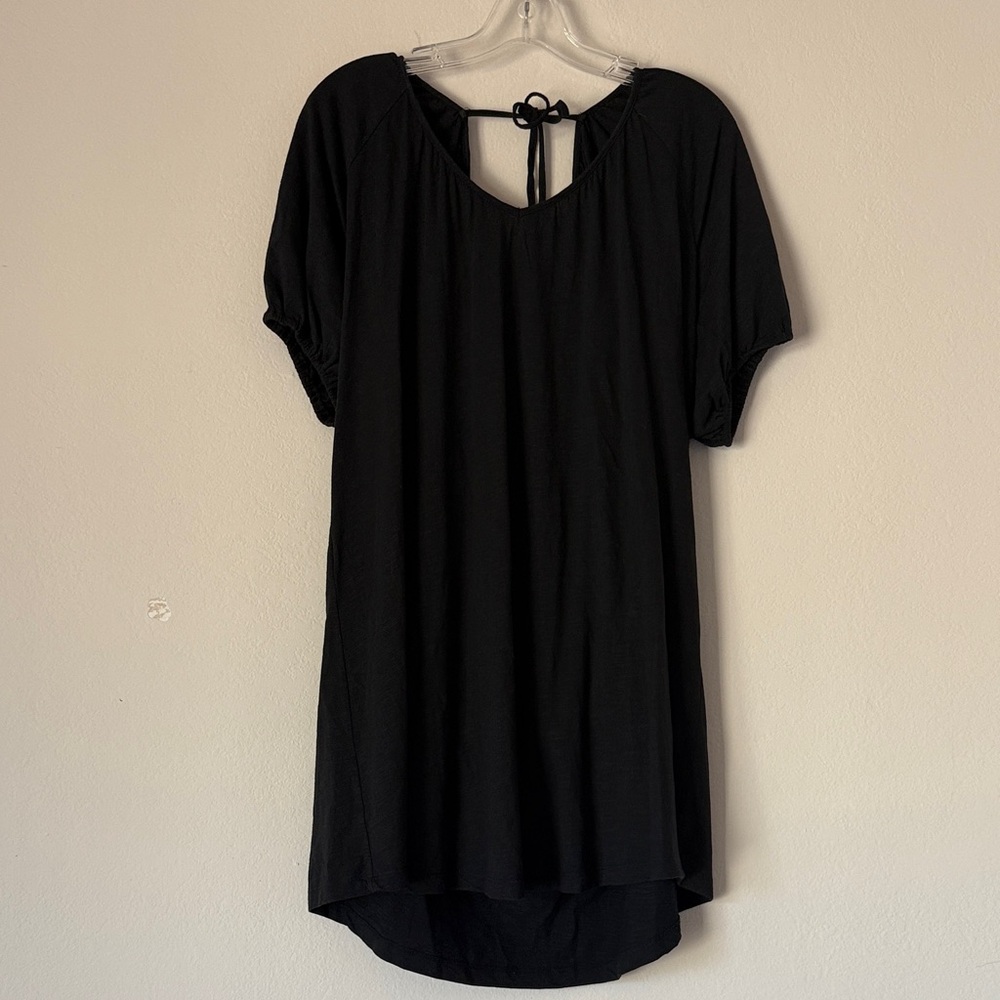 Sanctuary Black Balloon Sleeve Dress